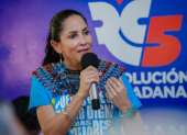 González reaccionó en redes sociales a las declaraciones del presidente Daniel Noboa, quien la vinculó con un presunto cruce hacia Colombia durante el toque de queda.