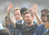 Messi visitó la ciudad de Calcuta en el marco del GOAT India Tour 2025.