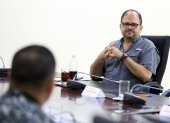 John Reimberg en una foto de archivo, en Machala.