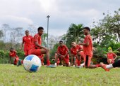 El club Leones FC se prepara en la provincia de Imbabura para el inicio de la LigaPro 2026.