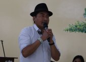 Leonidas Iza, presidente electo de la Conaie, se pronunció frente al proyecto de ley de minería cuestionado por Ecuarunari.