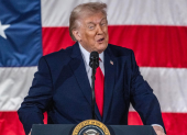 Donald Trump, presidente de Estados Unidos, en una intervención pública previa.