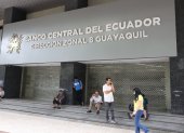 El edificio del Banco Central del Ecuador en Guayaquil.