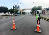 Uniformados de la AMT se encargarán de los operativos de movilidad segura durante las marchas por el Día Internacional de la Mujer, este fin de semana. (Foto referencial)