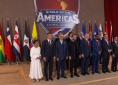 Presidentes latinoamericanos participaron de la cumbre Escudo de las Américas con el mandatario de Estados Unidos, Donald Trump.