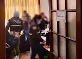 El allanamiento a la sede de la Revolución Ciudadana en Quito ocurrió este 28 de febrero de 2026.