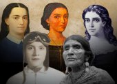 Retrato de mujeres pioneras que rompieron barreras en la historia de Ecuador.