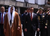 El presidente Daniel Noboa se reunió en Carondelet con el Sheikh Khaled bin Mohamed bin Zayed Al Nahyan, Príncipe Heredero de Abu Dabi.