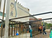 La mujer fue llevada al hospital del Guasmo para recibir atención tras escapar del secuestro.