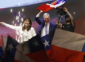 Fotografía de archivo del presidente electo José Antonio Kast tras ganar la elección presidencial, en Santiago (Chile).