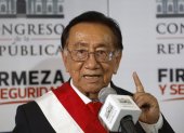 El nuevo mandatario interino de Perú, José María Balcázar.