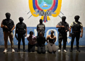El operativo culminó con la detención de tres mujeres acusadas de extorsión.