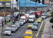 Nueve personas resultaron heridas por un accidente de tránsito entre dos buses, este 23 de febrero de 2026.