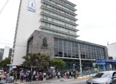El edificio del Instituto Ecuatoriano de Seguridad Social (IESS) en Quio.
