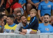 Neymar Jr y el primero de sus cuatro hijos David Lucca tienen una conexión especial.
