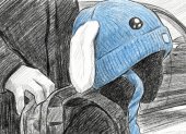 Ilustración hecha con IA. Liam Cornejo, de 5 años, habría sido usado como señuelo para capturar a su familia, que tenía un trámite de asilo en proceso con EE.UU.