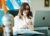 Marcela Aguiñaga, prefecta del Guayas, encabeza la institución que aclaró que los procesos de contratación se realizaron conforme a la normativa vigente.