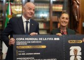 Gianni Infantino, titular de la FIFA, y la presidenta mexicana, Claudia Sheinbaum, confirmaron a México como sede.