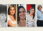 Collage de las mujeres que han ejercido como la máxima autoridad de la ciudad de Guayaquil.