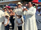 Procesión por la vida en la diócesis de Daule