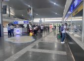 Terminal. La seguridad del recinto se refuerza con vigilancia privada y un sistema de monitoreo 24/7. Tiene más de tres meses.