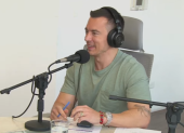 El presidente Daniel Noboa, entrevistado en Radio Canela.