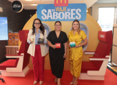 Verónica Vera, Ginna Castagneto y Michelle Benites.
