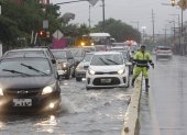Durante las lluvias se recomienda circular con precaución para evitar siniestros viales.
