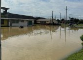 Las inundaciones registradas en Babahoyo han dejado alrededor de 100 personas afectadas y al menos 100 viviendas con daños.