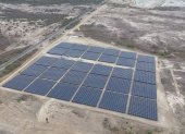 Planta solar de Santa Priscila, la firma que ocupa el primer lugar en el ranking de empresas de acuicultura.