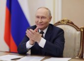 El presidente ruso Vladimir Putin en el Kremlin de Moscú, Rusia, el 27 de marzo de 2026.