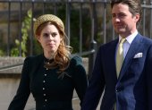 Eugenia de York con su esposo.