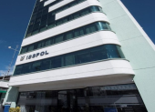 Edificio del Instituto de Seguridad Social de la Policía, en Quito.