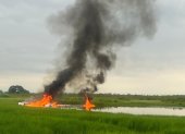El accidente aéreo en Puebloviejo ocurrió la mañana de este jueves 26 de marzo.
