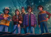 Escena de la serie animada de Stranger Things.