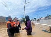 Inundación en Balao que afectó instalaciones de la Agencia Eléctrica