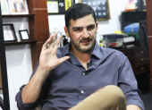 Aquiles Álvarez, alcalde de Guayaquil, con pelo.