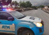 Personal de la Agencia de Tránsito y Movilidad (ATM) cerró un tramo de la autopista Narcisa de Jesús, la mañana de este jueves 12 de marzo.