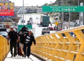 El puente de Rumichaca que es la frontera entre Ecuador y Colombia.