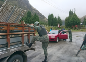 Referencial. Militares ecuatorianos refuerzan controles en la frontera norte, donde alias Mono Tole es buscado por ataques contra las Fuerzas Armadas.
