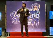 Jorge Ulloa en su participación de los Premios Valdivia.