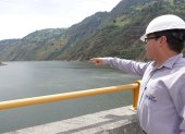 El nivel del embalse de Mazar se ubica en 2.144,02 metros sobre el nivel del mar (msnm)