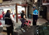 Segura EP volvió al sitio a despejar la vía pública.