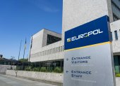 Vista exterior de la sede de Europol en La Haya, Países Bajos.