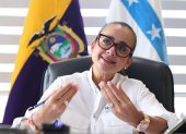 Marcela Aguiñaga anunció que renunciará a su cargo el próximo 14 de mayo y que no buscará la reelección en los comicios seccionales.