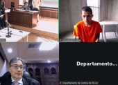 Darío Peñafiel, alias 'Topo', asistió a la audiencia de extradición a Estados Unidos, desde la cárcel del Encuentro.