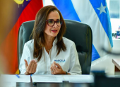 Marcela Aguiñaga anunció mediante un video su decisión de renunciar a la Prefectura del Guayas y no participar en la reelección.