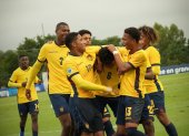 La selección de Ecuador venció 2-1 a Uruguay en el Sudamericano Sub-17.