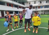 Armando Wila (foto) aporta ritmo y alegría en cada práctica diaria mientras David Valencia enseña técnica y disciplina.