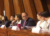 John Reimberg en una sesión de la comisión de Fiscalización de la Asamblea Nacional.